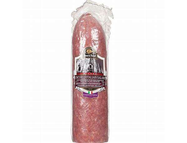 Uncured italian salami with manchego cheese food facts
