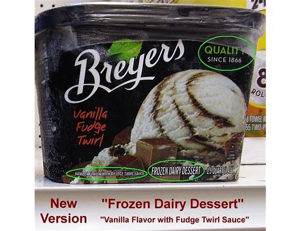 Under the stars frozen dairy dessert food facts