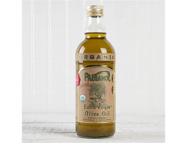 Unfiltered organic olive oil food facts