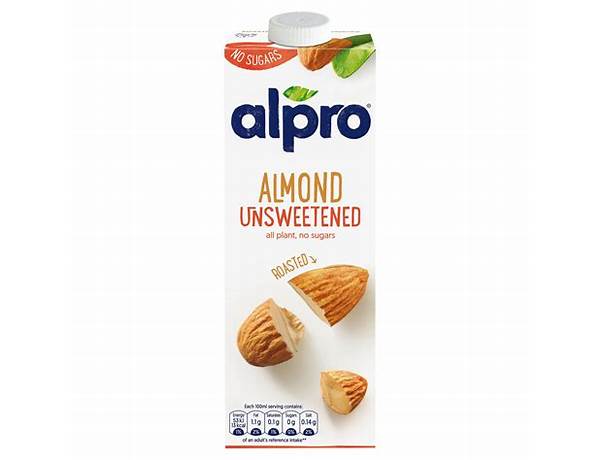 Unsweetened almond & cashew milk food facts