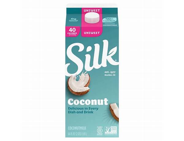 Unsweetened simple organic coconut milk food facts