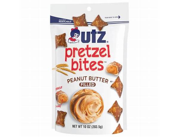 Utz peanut butter filled pretzel bites food facts