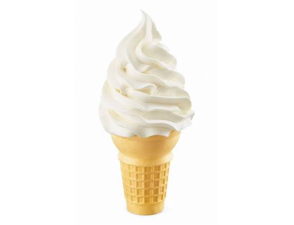 Vanill ice cream cone food facts