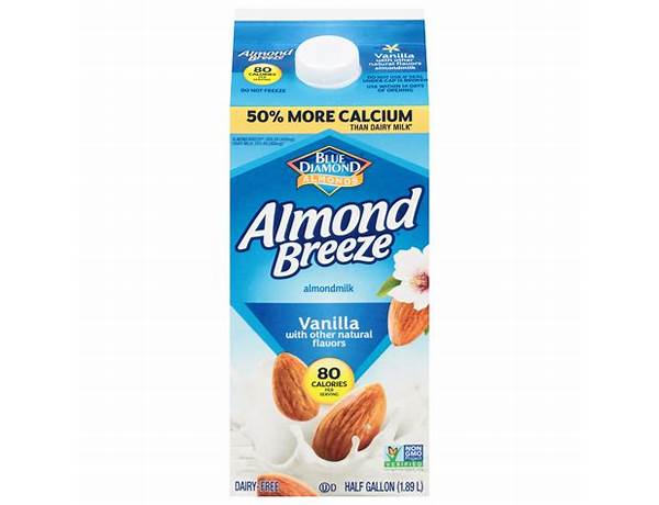 Vanilla almond food facts