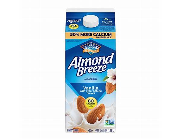 Vanilla almondmilk ingredients