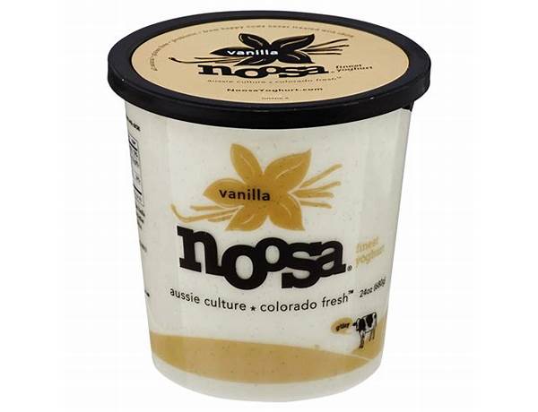 Vanilla bean finest yoghurt, vanilla bean - food facts