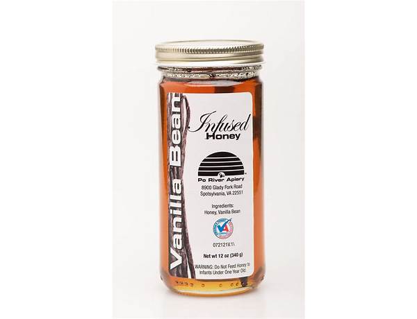Vanilla bean infused honey nutrition facts