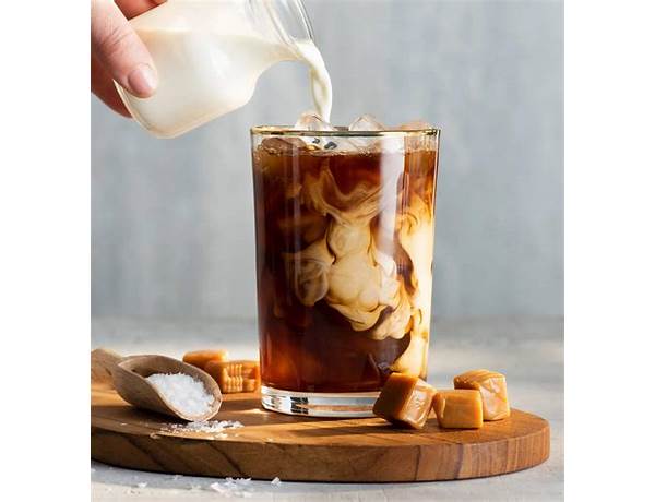 Vanilla caramel creamy cold brew coffee food facts