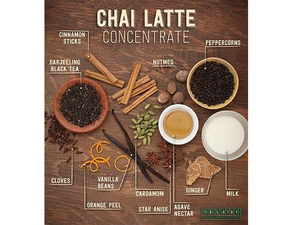 Vanilla chai ingredients