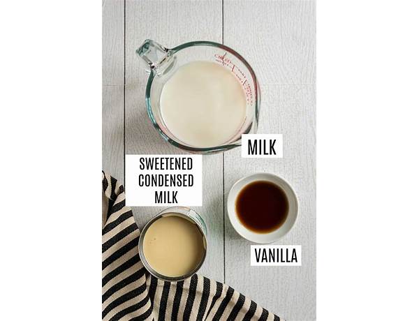 Vanilla coffee creamer ingredients