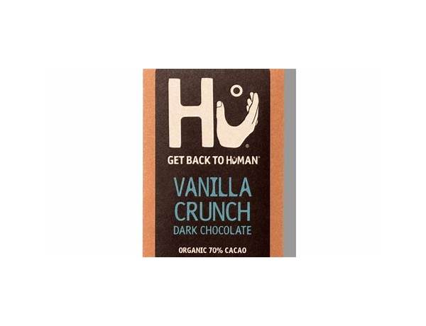 Vanilla crunch dark chocolate bar food facts