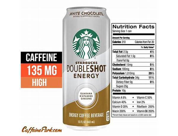 Vanilla doubleshot energy ingredients