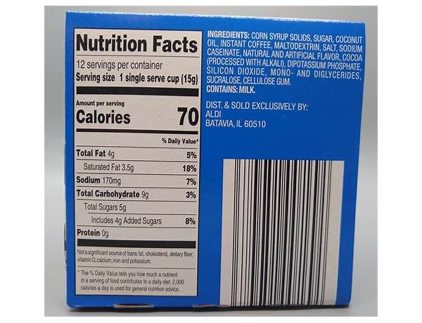 Vanilla french twist nutrition facts