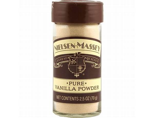 Vanilla powder ingredients