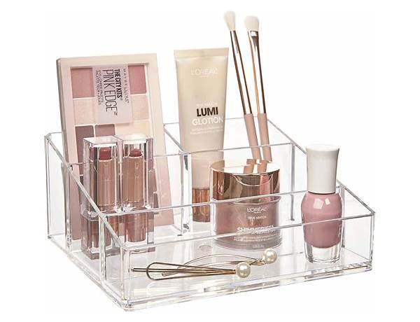 Vanity makeup organizer clear ingredients
