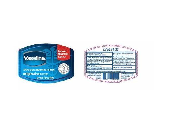 Vaseline nutrition facts