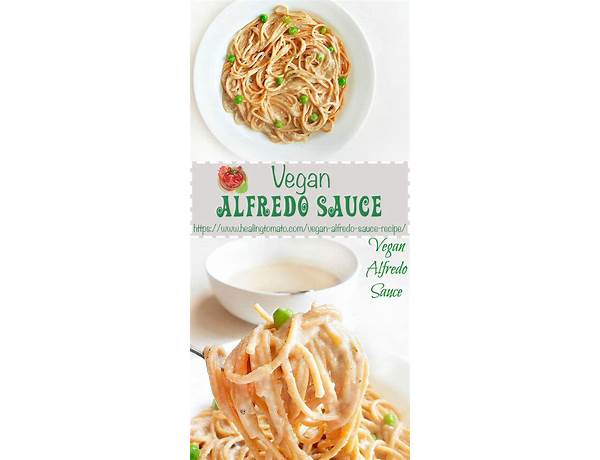 Vegan alfredo with almond paste food facts