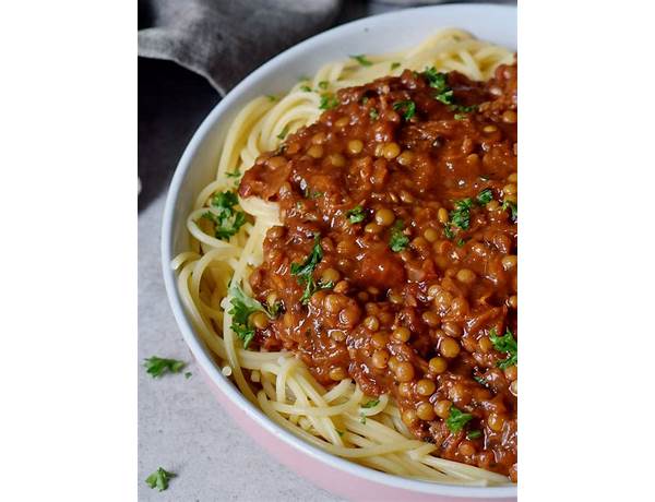 Vegan bolognese style sauce food facts