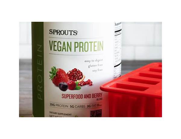 Vegan protine powder food facts