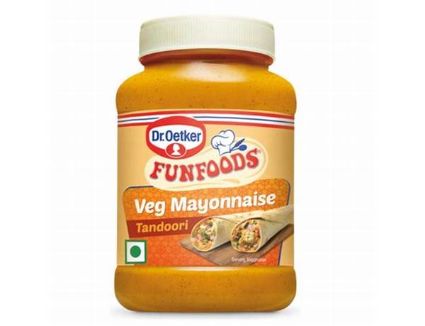 Vegan tandoori mayo food facts