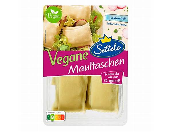 Vegane maultaschen nutrition facts