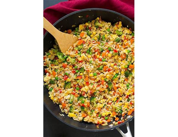 Vegetable fried rice ingredients