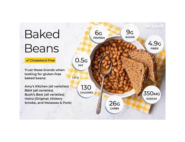 Vegetarian organic baked beans food facts