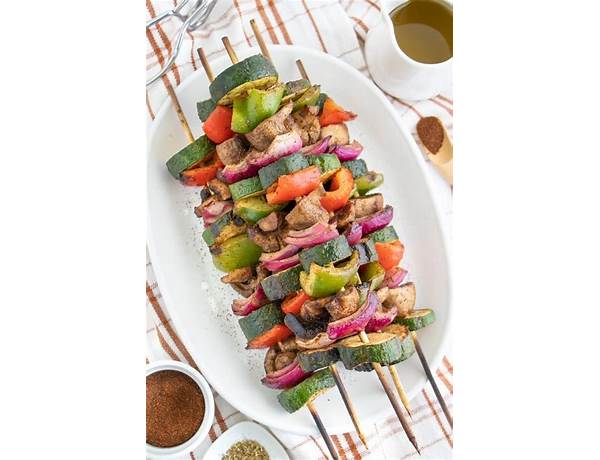 Veggie kabobs with roasted garlic and herb marinade food facts