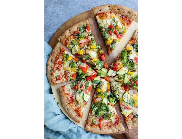 Veggie pizza, veggie ingredients