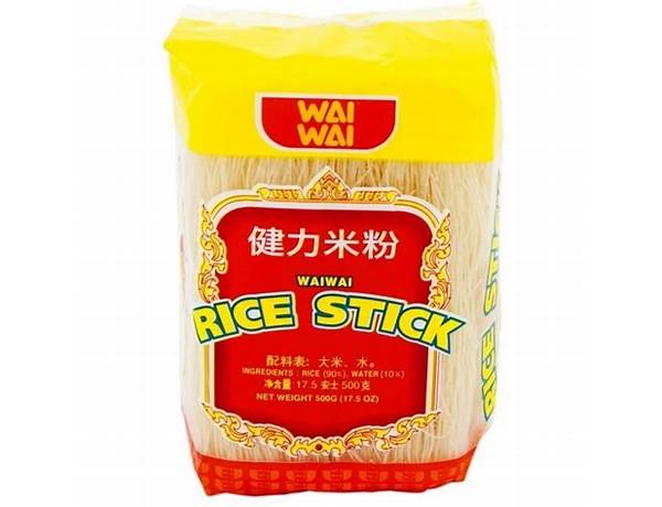 Vermicelle riz 500g wai wai food facts