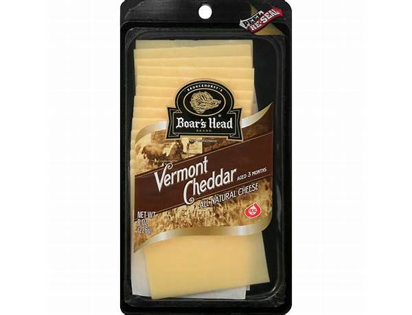 Vermont cheddar special reserve nutrition facts