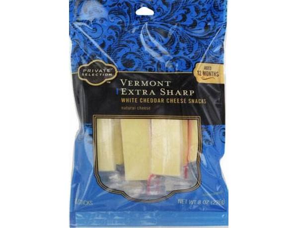 Vermont sharp cheddar cheese food facts