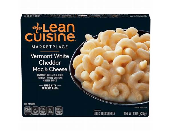 Vermont white cheddar mac & broccoli biwl food facts