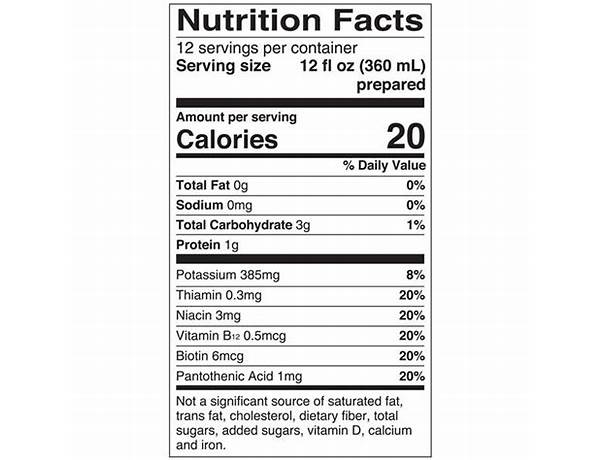 Verona nutrition facts