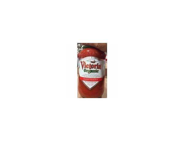 Victoria organic sauce nutrition facts