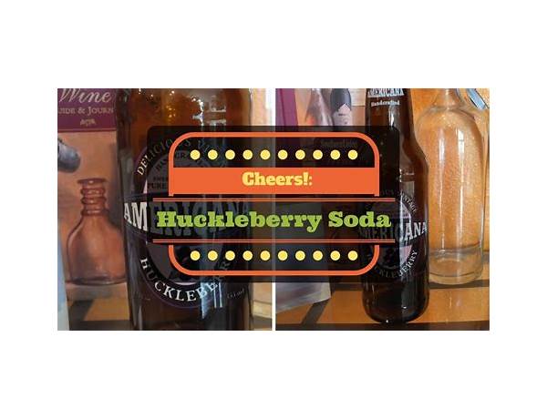 Vintage soda, huckleberry food facts