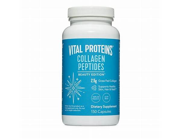 Vital proteins collagen peptides food facts