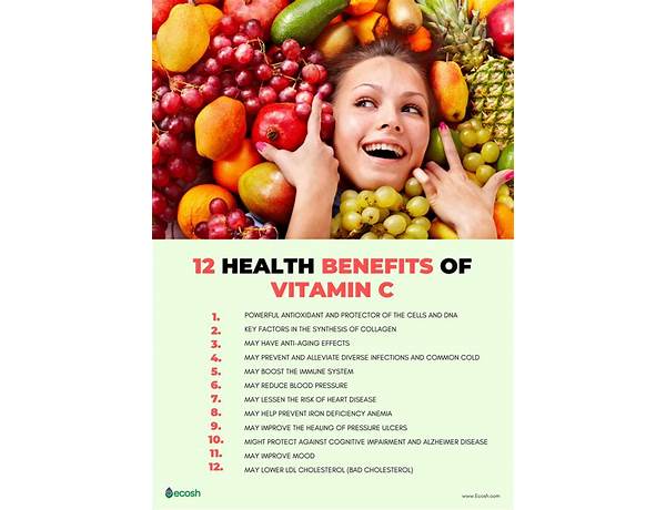 Vitamin c 1000 mg food facts