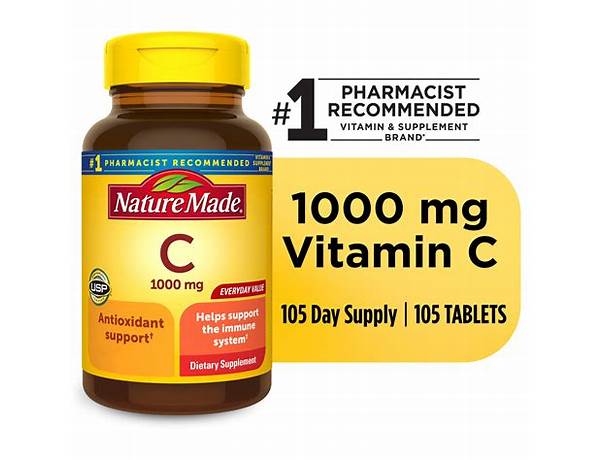 Vitamin c 1000 mg ingredients