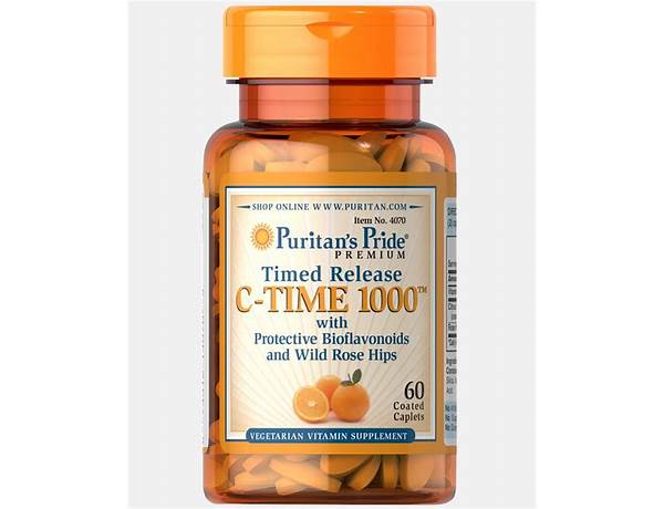 Vitamin c time release 1000mg food facts