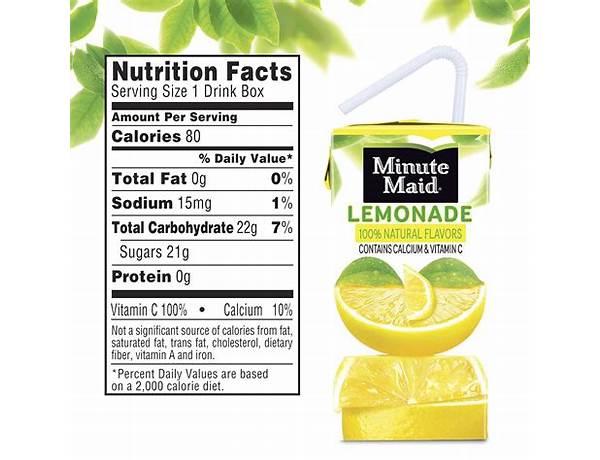 Vodka lemonade nutrition facts