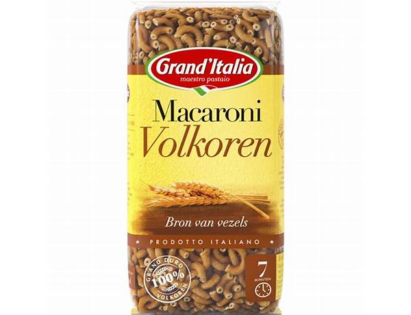 Volkoren macaroni ingredients