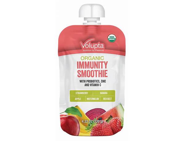 Volupta immunity smoothie food facts