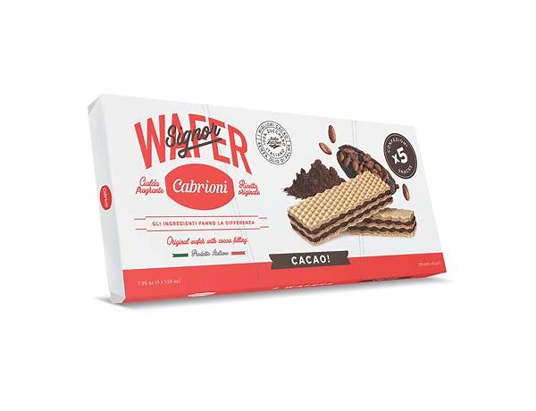 Wafer signor cabrioni food facts