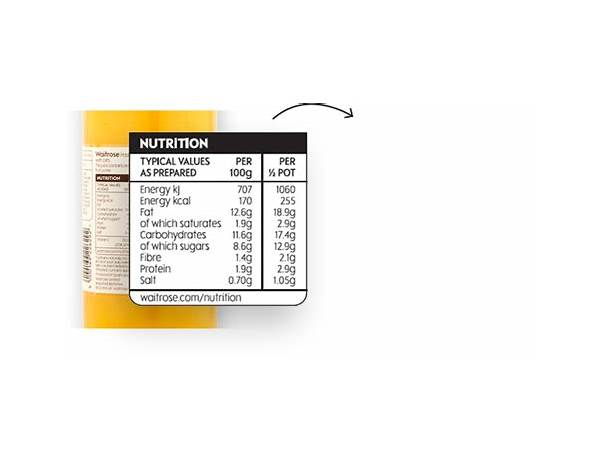 Waitrose food facts