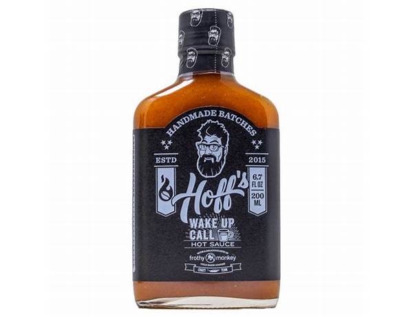 Wake up call hot sauce food facts