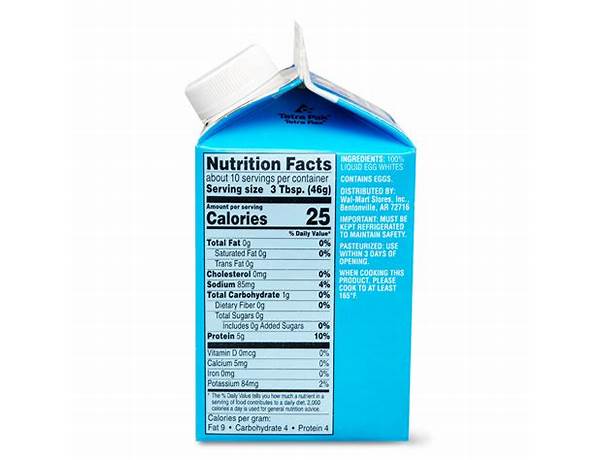 Wal-mart stores nutrition facts