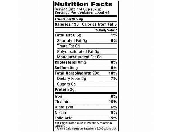 Wapsie valley yellow grits nutrition facts