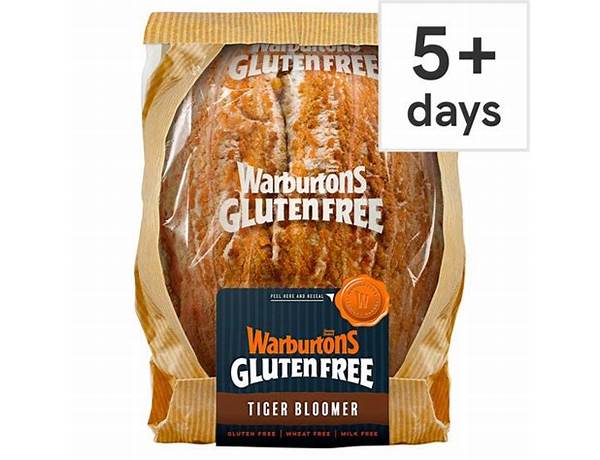 Warburtons artisan tiger gluten free 400g nutrition facts