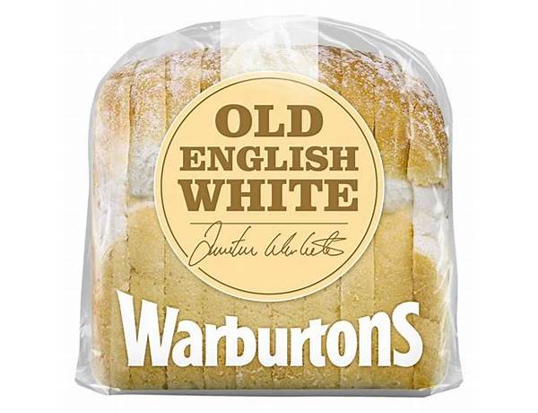 Warburtons old english medium sliced white bread 400g ingredients